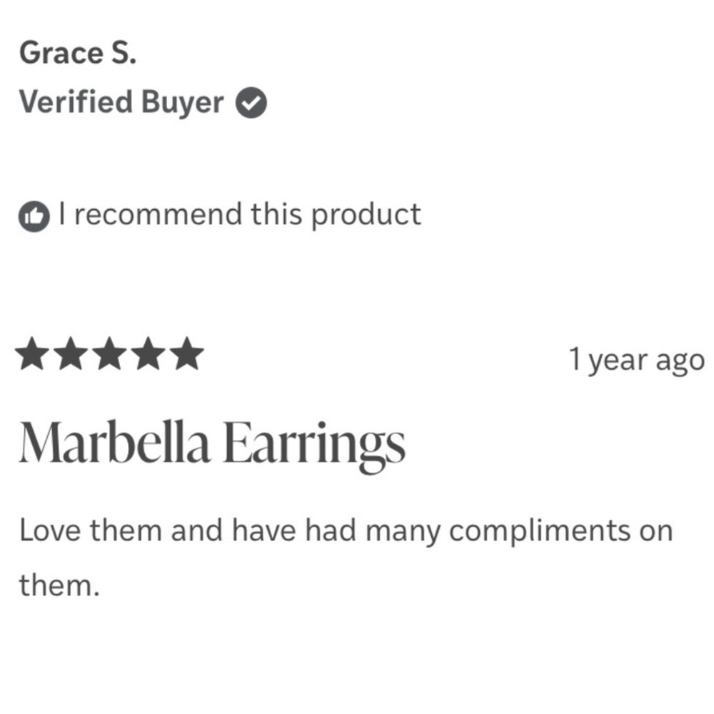 Julie Vos Marbella 2 In 1 Gold Hoop Drop  Earrings - Picture 11 of 15